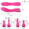 INTENSE - CHER VIBRATOR WITH 20 PATTERNS AND INTERCHANGEABLE HEADS
