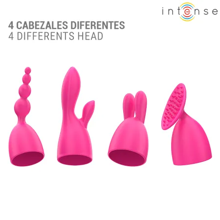 INTENSE - CHER VIBRATOR WITH 20 PATTERNS AND INTERCHANGEABLE HEADS