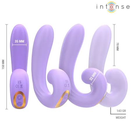 INTENSE - MERYL DOUBLE VIBRATION CLITORIS STIMULATOR
