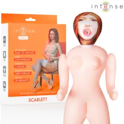 INTENSE DOLLS - SCARLETT INFLATABLE DOLL WITH THREE ORIFICES