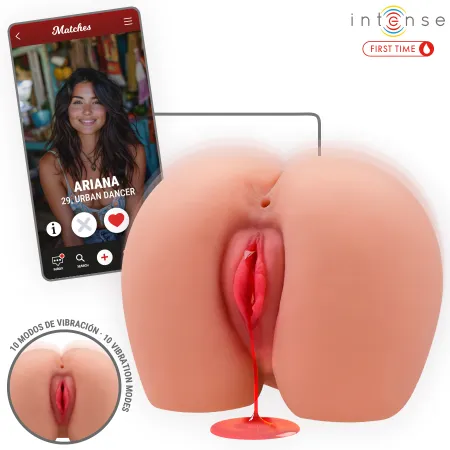 INTENSE FIRST TIME - ARIANA VIRGIN VIBRATOR MASTURBATOR WITH BLEEDING