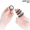 ADDICTED TOYS - TEXTURED COCK RING SET 4 SIZES