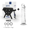 X RAY - HARNESS + CLEAR COCK 21 CM -O- 4 CM