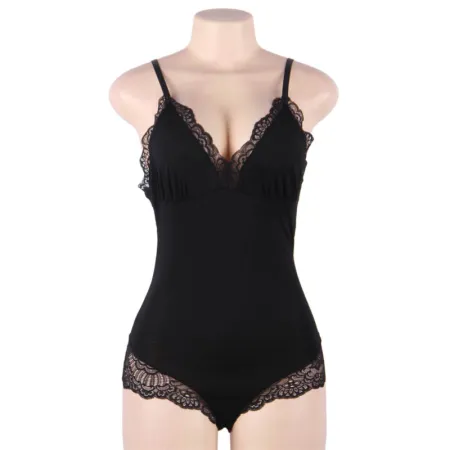 QUEEN LINGERIE - LACE TEDDY L/XL