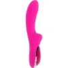 OHMAMA - MAGNETIC RECHARGEABLE 10 SPEEDS SILICONE VIBRATOR 21 CM