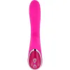 OHMAMA - MAGNETIC RECHARGEABLE 10 SPEEDS SILICONE VIBRATOR 21 CM