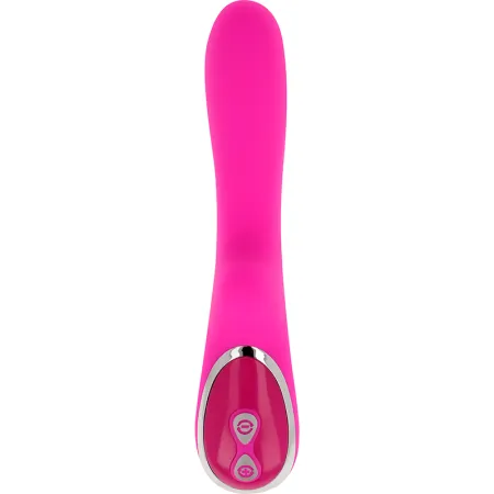 OHMAMA - MAGNETIC RECHARGEABLE 10 SPEEDS SILICONE VIBRATOR 21 CM
