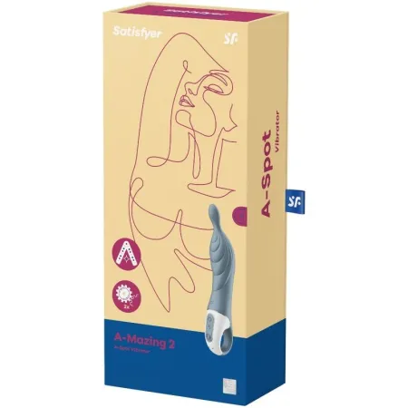SATISFYER - AMAZING 2 ASPOT VIBRATOR GREY