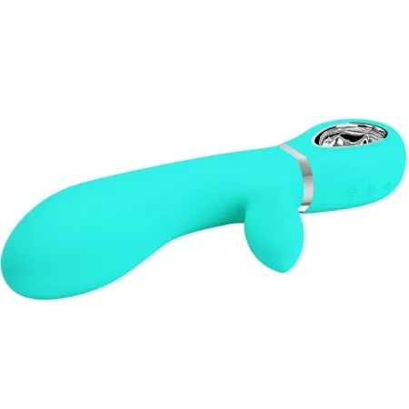 PRETTY LOVE - THOMAS MULTIFUNCTION G-SPOT VIBRATOR AQUA GREEN