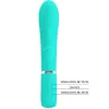 PRETTY LOVE - THOMAS MULTIFUNCTION G-SPOT VIBRATOR AQUA GREEN
